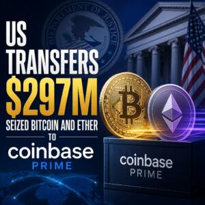 Us Transfers $297m Seized Bitcoin And Ether To Coinbase Prime
