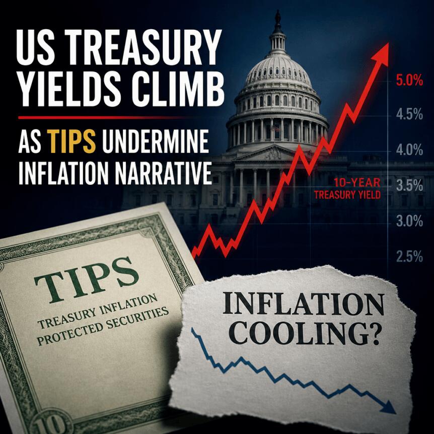 US Treasury Yields Climb as TIPS Undermine Inflation Narrative Us Treasury Yields Climb As Tips Undermine Inflation Narrative