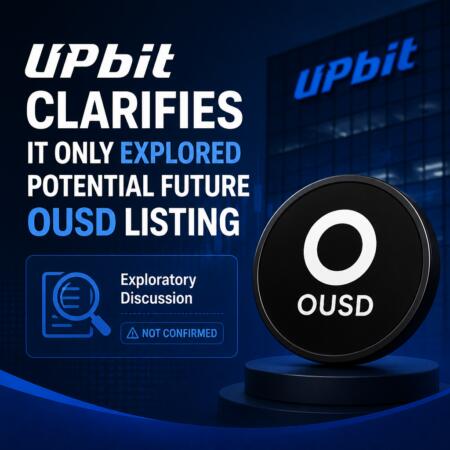 Upbit Clarifies It Only Explored Potential Future OUSD Listing Upbit Clarifies It Only Explored Potential Future Ousd Listing