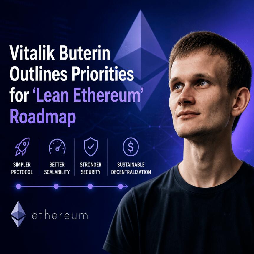 Vitalik Buterin Outlines Priorities for ‘Lean Ethereum’ Roadmap Vitalik Buterin Outlines Priorities For 'lean Ethereum' Roadmap