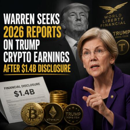 Warren Seeks 2026 Reports on Trump Crypto Earnings After $1.4B Disclosure Warren Seeks 2026 Reports On Trump Crypto Earnings After $1.4b Disclosure