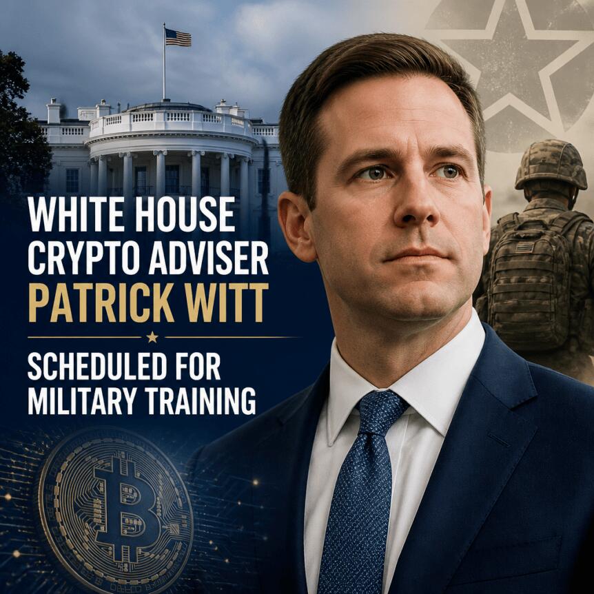White House Crypto Adviser Patrick Witt Scheduled For Military Training