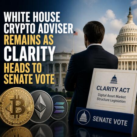 White House Crypto Adviser Remains as CLARITY Heads to Senate Vote White House Crypto Adviser Remains As Clarity Heads To Senate Vote