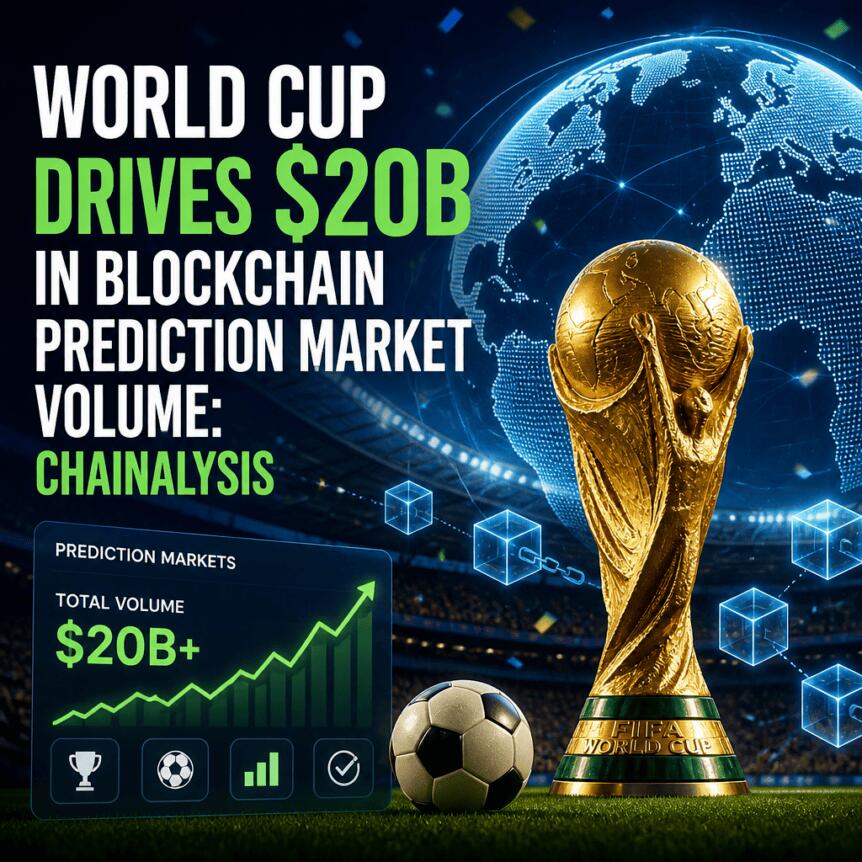World Cup Drives $20b In Blockchain Prediction Market Volume: Chainalysis
