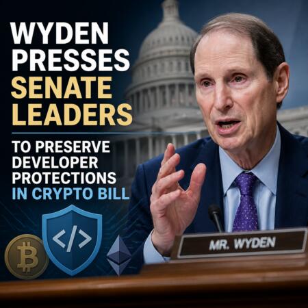 Wyden Presses Senate Leaders to Preserve Developer Protections in Crypto Bill Wyden Presses Senate Leaders To Preserve Developer Protections In Crypto Bill