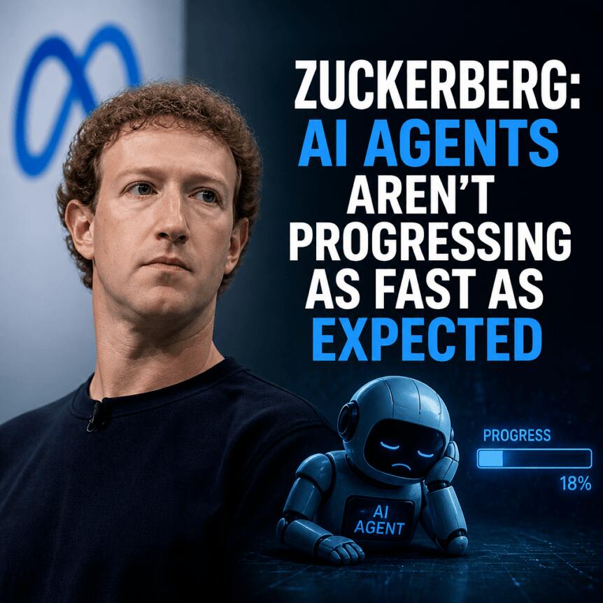 Zuckerberg: Ai Agents Aren’t Progressing As Fast As Expected
