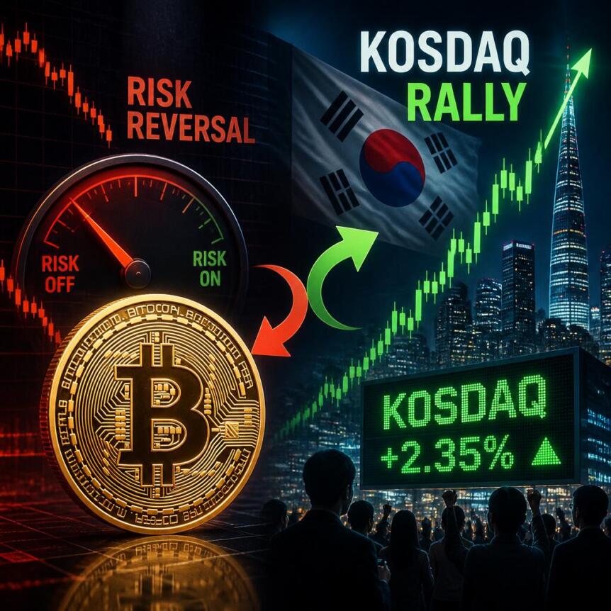 Bitcoin Looks At A Risk Reversal As Kosdaq Rally In South Korea Points To Specul