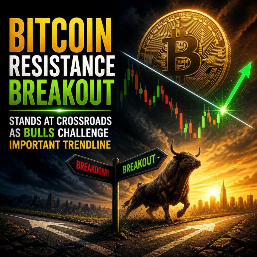 Bitcoin Resistance Breakout Stands At Crossroads As Bulls Challenge Important Tr