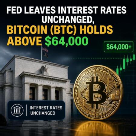 Fed Leaves Interest Rates Unchanged, Bitcoin (BTC) Holds Above $64,000 Fed Leaves Interest Rates Unchanged Bitcoin Btc Holds Above 64 000