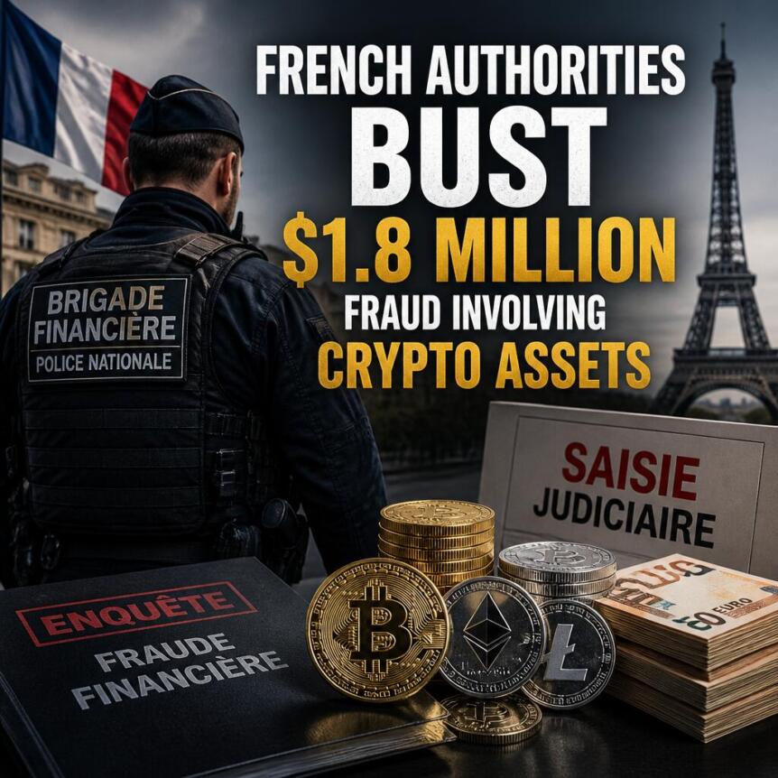 French Authorities Bust $1.8 Million Fraud Involving Crypto Assets French Authorities Bust 1 8 Million Fraud Involving Crypto Assets