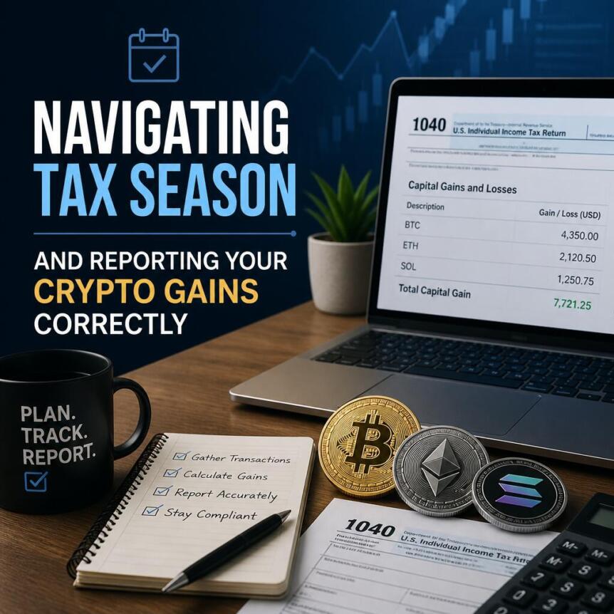 Navigating Tax Season And Reporting Your Crypto Gains Correctly Navigating Tax Season And Reporting Your Crypto Gains Correctly