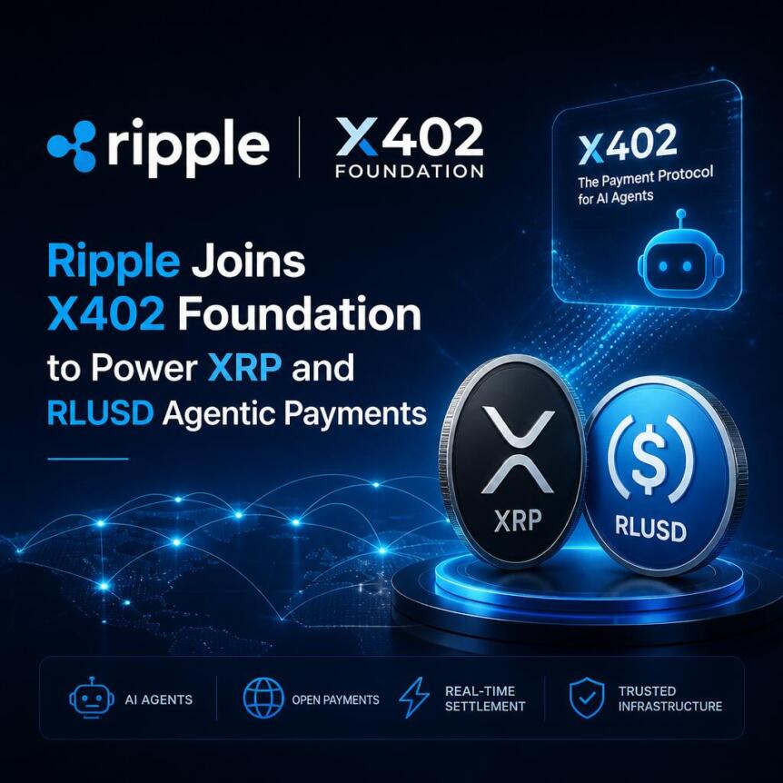 Ripple Joins X402 Foundation to Power XRP and RLUSD Agentic Payments Ripple Joins X402 Foundation To Power Xrp And Rlusd Agentic Payments