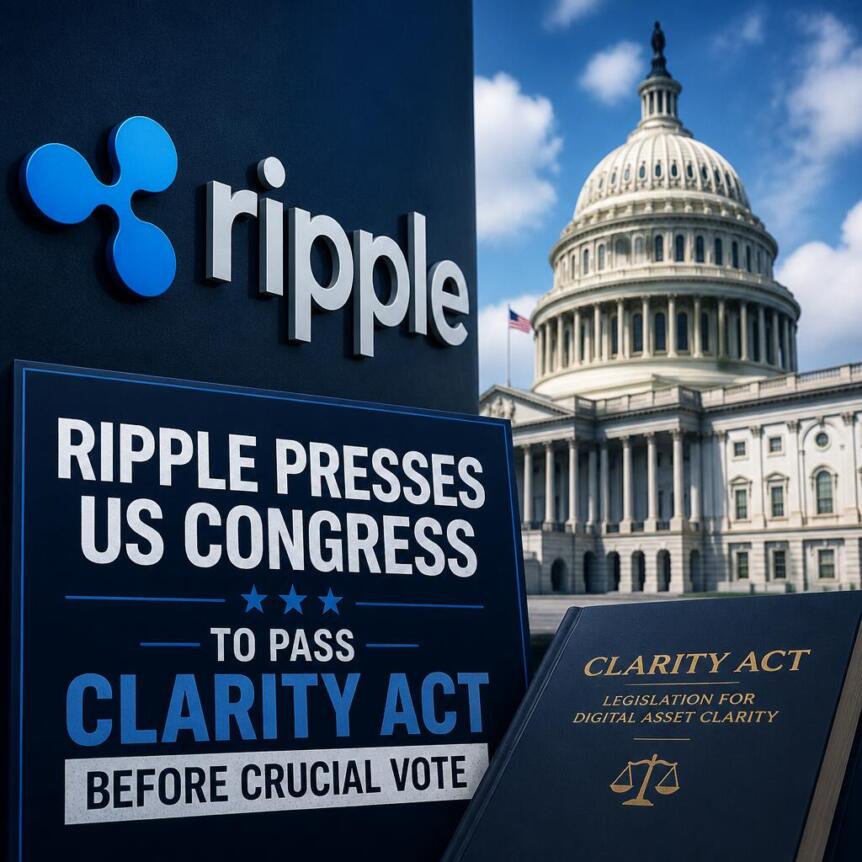 Ripple Presses US Congress to Pass Clarity Act Before Crucial Vote Ripple Presses Us Congress To Pass Clarity Act Before Crucial Vote