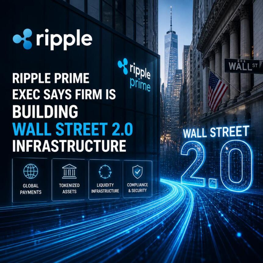 Ripple Prime Exec Says Firm Is Building Wall Street 2.0 Infrastructure Ripple Prime Exec Says Firm Is Building Wall Street 2 0 Infrastructure