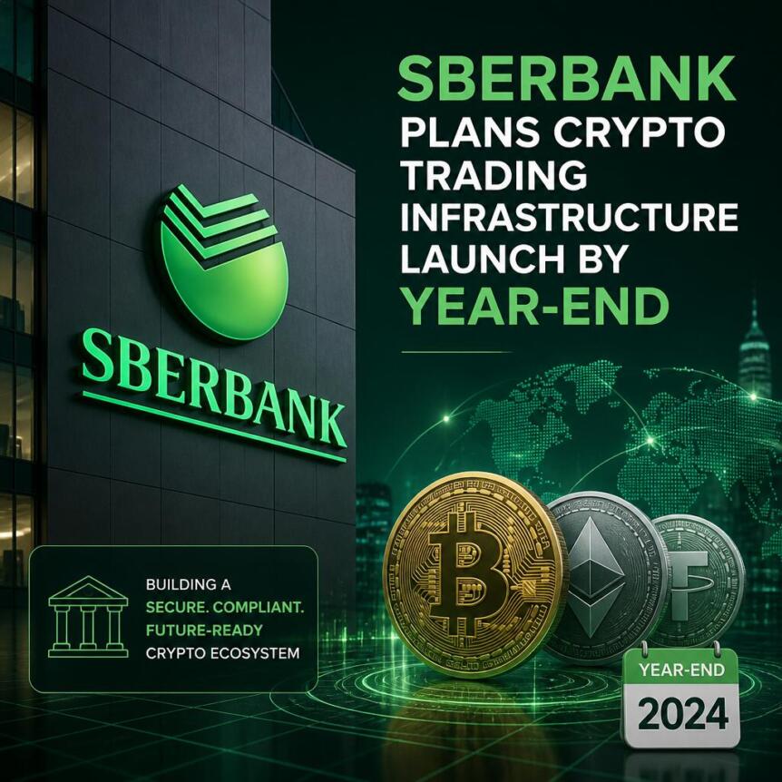 Sberbank Plans Crypto Trading Infrastructure Launch By Year-End