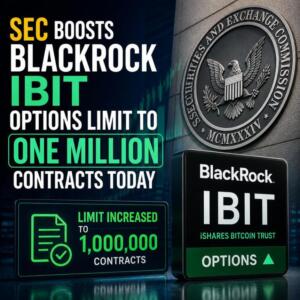 Sec Boosts Blackrock Ibit Options Limit To One Million Contracts Today