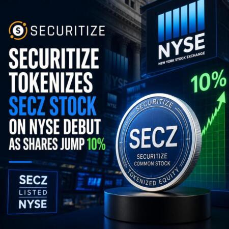 Securitize Tokenizes Secz Stock On Nyse Debut As Shares Jump 10% Securitize Tokenizes Secz Stock On Nyse Debut As Shares Jump 10