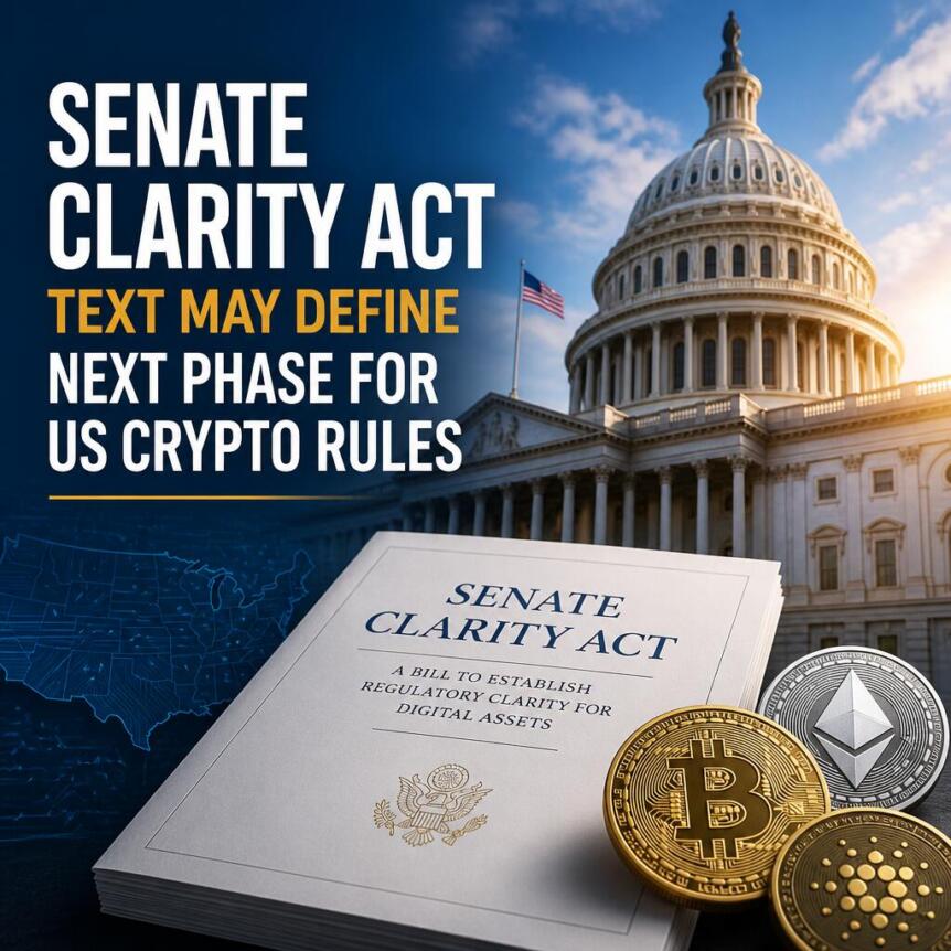 Senate Clarity Act Text May Define Next Phase for US Crypto Rules Senate Clarity Act Text May Define Next Phase For Us Crypto Rules
