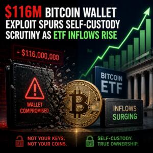 $116m Bitcoin Wallet Exploit Spurs Self-Custody Scrutiny As Etf Inflows Rise