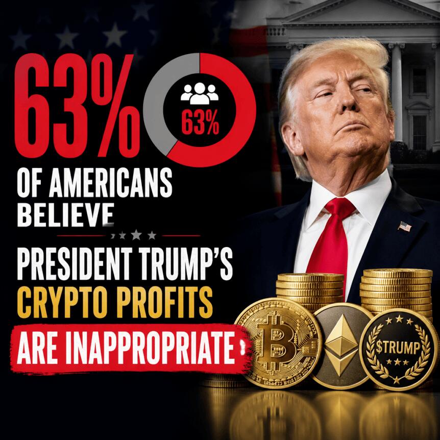 63% of Americans Believe President Trump’s Crypto Profits Are Inappropriate 63 Of Americans Believe President Trump S Crypto Profits Are Inappropriate