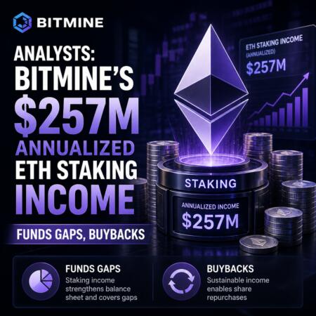 Analysts: Bitmine’s $257M annualized ETH staking income funds gaps, buybacks Analysts: Bitmine’s $257m Annualized Eth Staking Income Funds Gaps, Buybacks