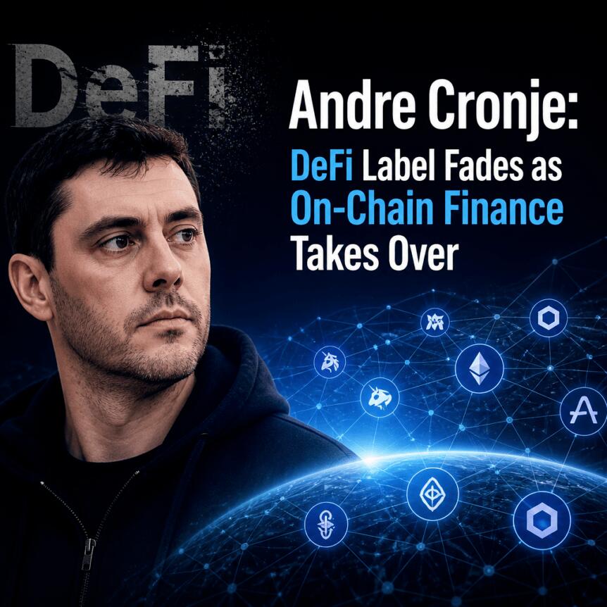 Andre Cronje: DeFi Label Fades as On-Chain Finance Takes Over Andre Cronje: Defi Label Fades As On-Chain Finance Takes Over