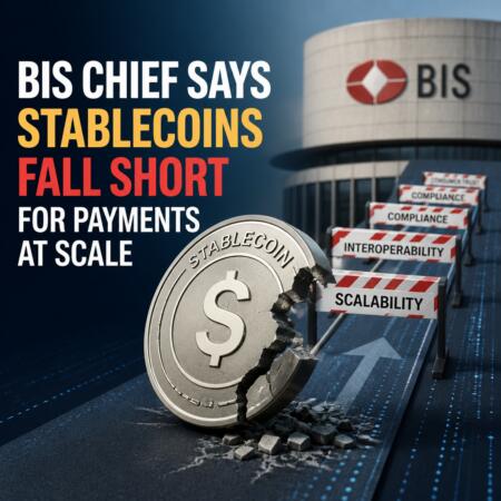 Bis Chief Says Stablecoins Fall Short For Payments At Scale