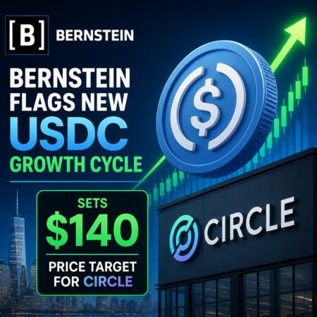 Bernstein Flags New USDC Growth Cycle, Sets $140 Price Target for Circle Bernstein Flags New Usdc Growth Cycle, Sets $140 Price Target For Circle