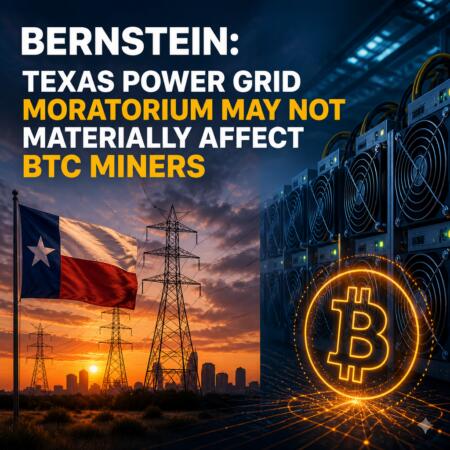 Bernstein: Texas power grid moratorium may not materially affect BTC miners Bernstein: Texas Power Grid Moratorium May Not Materially Affect Btc Miners