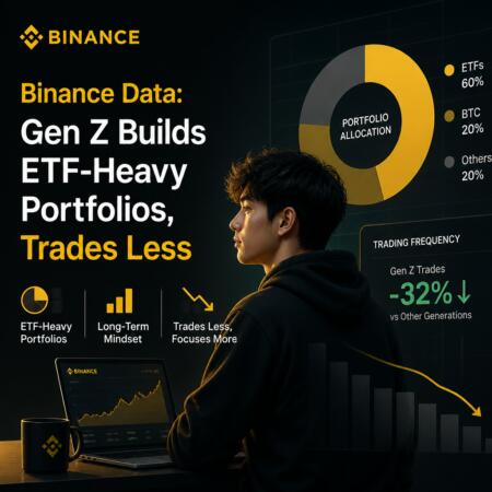 Binance Data: Gen Z Builds Etf-Heavy Portfolios, Trades Less