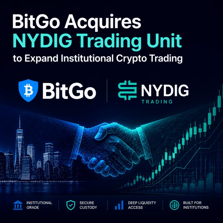 BitGo Acquires NYDIG Trading Unit to Expand Institutional Crypto Trading Bitgo Acquires Nydig Trading Unit To Expand Institutional Crypto Trading