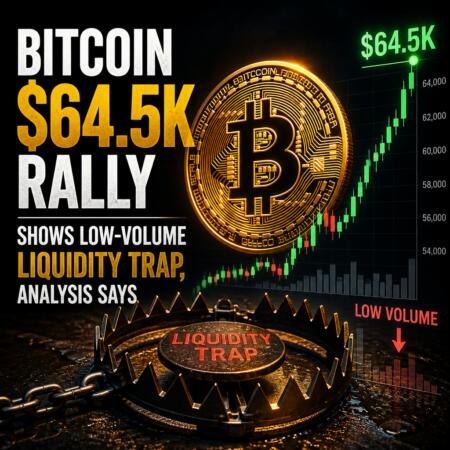 Bitcoin $64.5K Rally Shows Low-Volume Liquidity Trap, Analysis Says Bitcoin $64.5k Rally Shows Low-Volume Liquidity Trap, Analysis Says