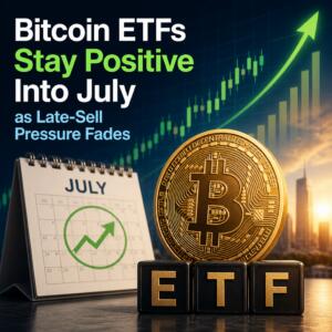 Bitcoin ETFs Stay Positive Into July as Late-Sell Pressure Fades Bitcoin Etfs Stay Positive Into July As Late-Sell Pressure Fades