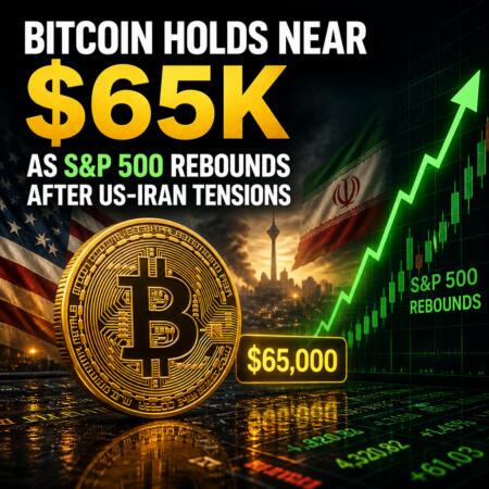 Bitcoin Holds Near $65k As S&p 500 Rebounds After Us-Iran Tensions