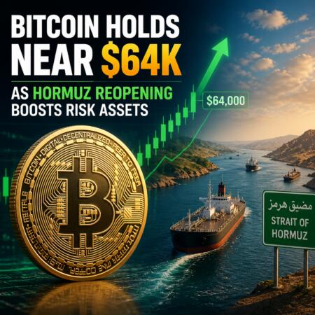 Bitcoin Holds near $64K as Hormuz reopening boosts risk assets Bitcoin Holds Near $64k As Hormuz Reopening Boosts Risk Assets