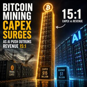 Bitcoin Mining Capex Surges As Ai Push Outruns Revenue 15:1
