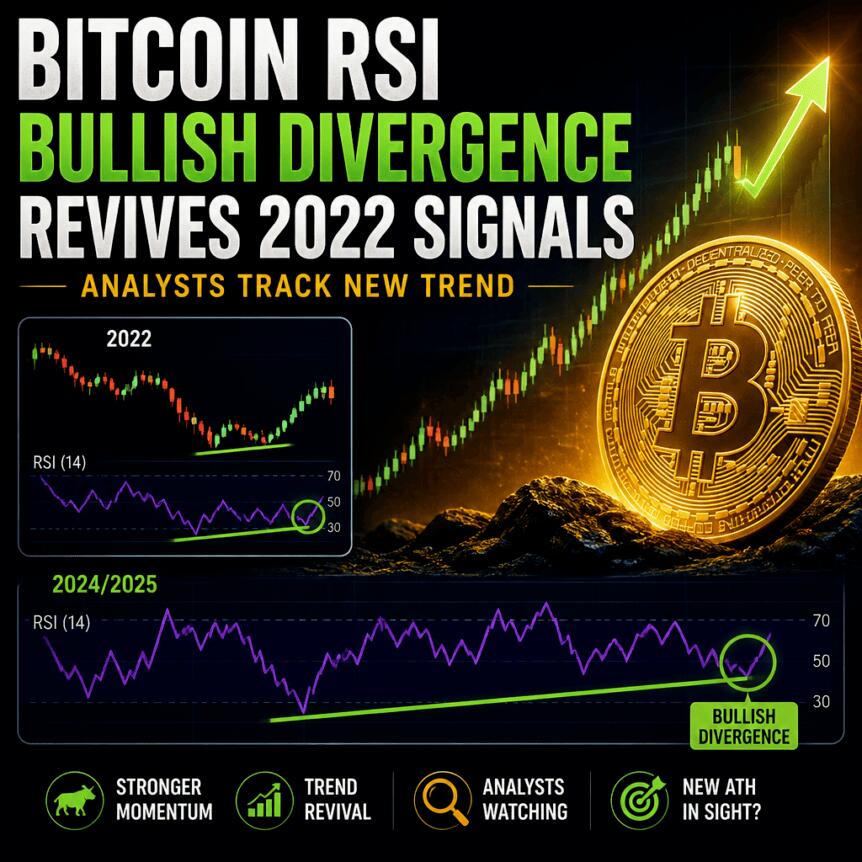 Bitcoin Rsi Bullish Divergence Revives 2022 Signals, Analysts Track New Trend
