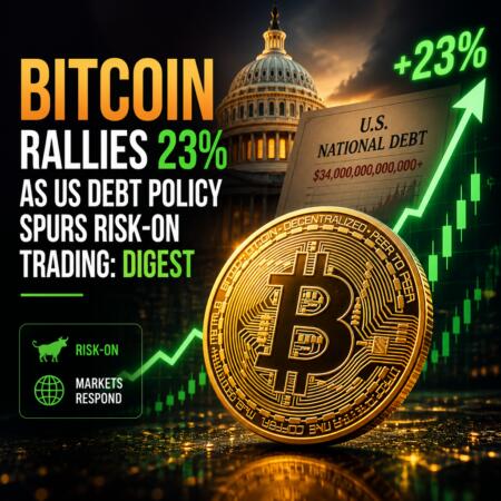 Bitcoin Rallies 23% as US Debt Policy Spurs Risk-On Trading: Digest Bitcoin Rallies 23% As Us Debt Policy Spurs Risk-On Trading: Digest