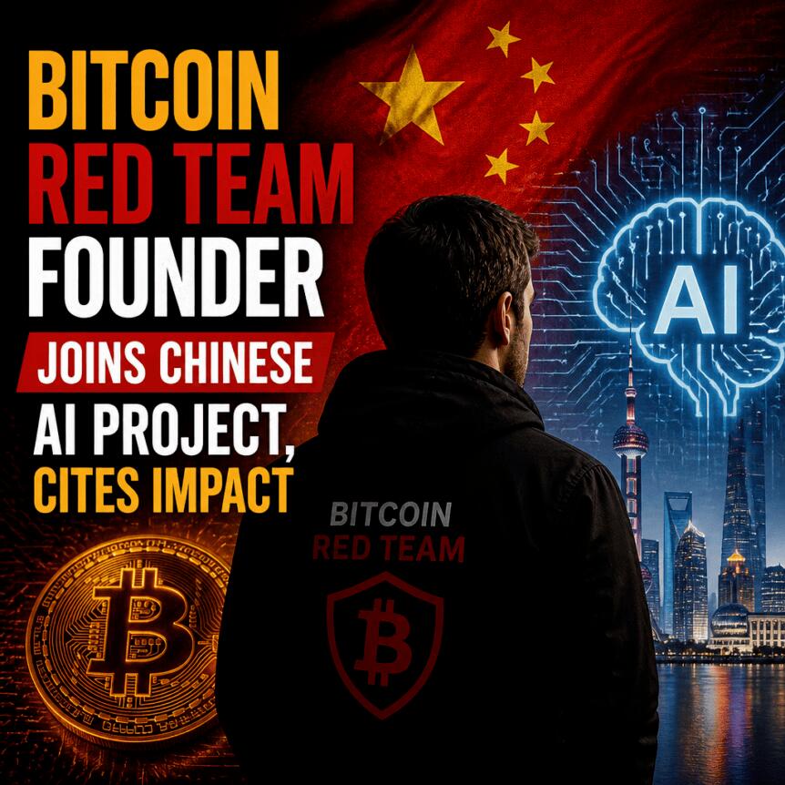 Bitcoin Red Team Founder Joins Chinese Ai Project, Cites Impact