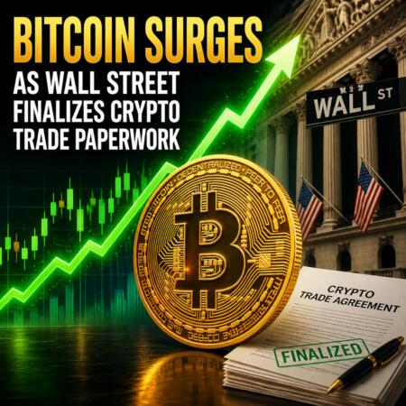 Bitcoin Surges as Wall Street Finalizes Crypto Trade Paperwork Bitcoin Surges As Wall Street Finalizes Crypto Trade Paperwork