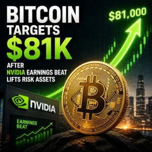 Bitcoin Targets $81K After Nvidia Earnings Beat Lifts Risk Assets Bitcoin Targets $81k After Nvidia Earnings Beat Lifts Risk Assets