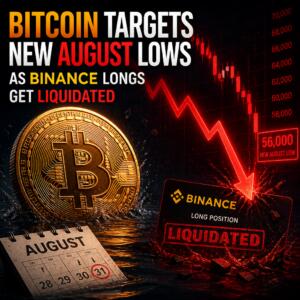 Bitcoin Targets New August Lows As Binance Longs Get Liquidated