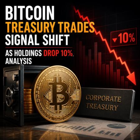 Bitcoin Treasury Trades Signal Shift As Holdings Drop 10%, Analysis