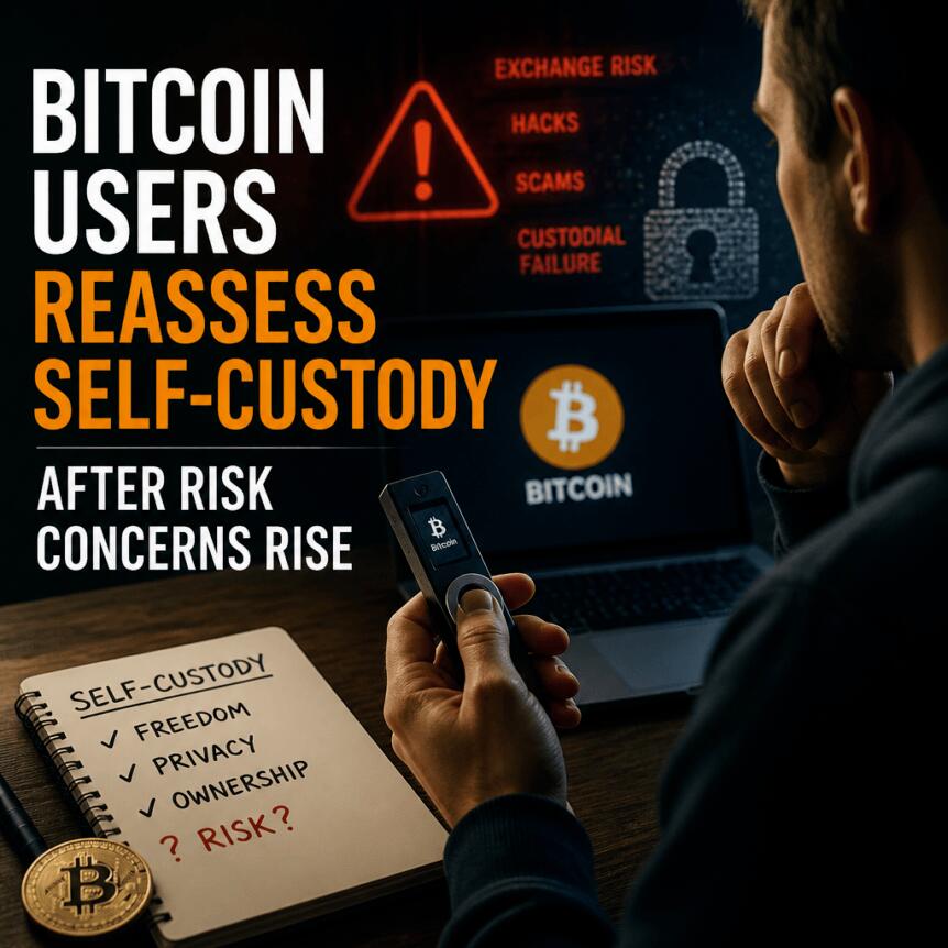 Bitcoin Users Reassess Self-Custody After Risk Concerns Rise