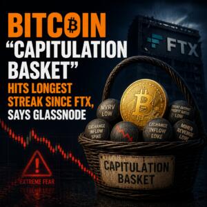 Bitcoin “capitulation Basket” Hits Longest Streak Since Ftx, Says Glassnode