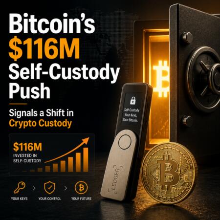 Bitcoin’s $116m Self-Custody Push Signals A Shift In Crypto Custody