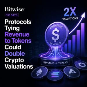 Bitwise CIO Says Protocols Tying Revenue to Tokens Could Double Crypto Valuations Bitwise Cio Says Protocols Tying Revenue To Tokens Could Double Crypto Valuations