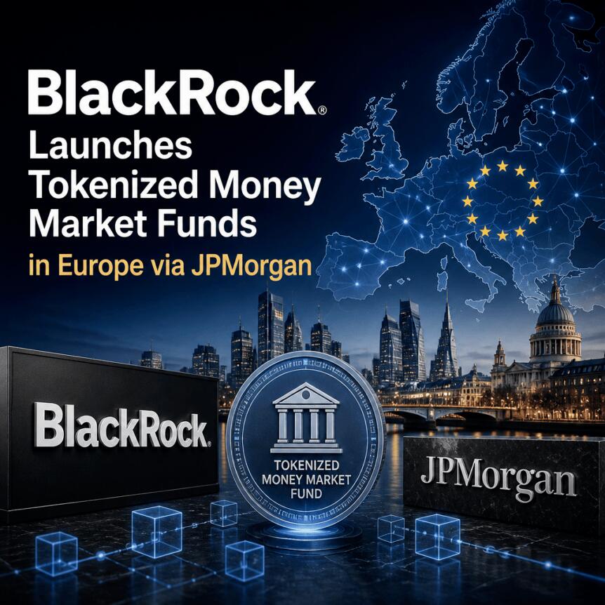 BlackRock Launches Tokenized Money Market Funds in Europe via JPMorgan Blackrock Launches Tokenized Money Market Funds In Europe Via Jpmorgan