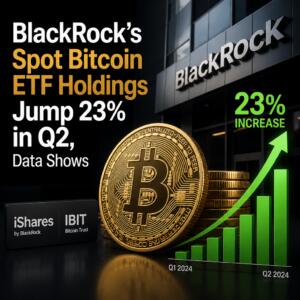 Blackrock’s Spot Bitcoin Etf Holdings Jump 23% In Q2, Data Shows