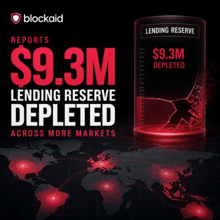 Blockaid Reports $9.3m Lending Reserve Depleted Across More Markets